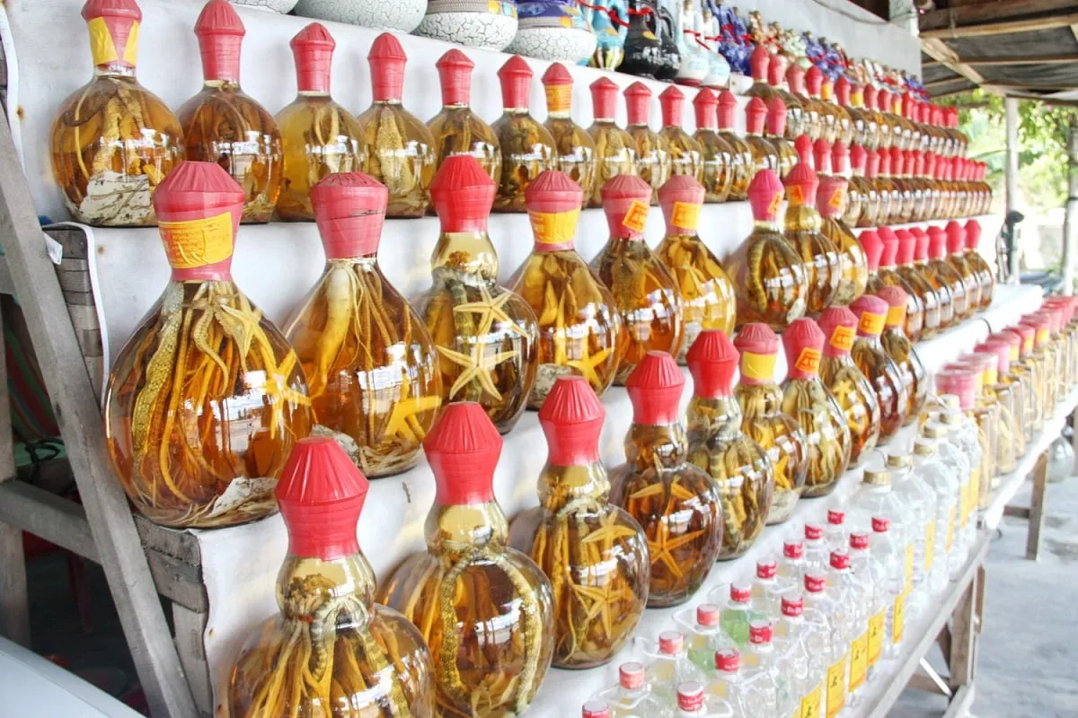 rượu cá ngựa Sông Cầu