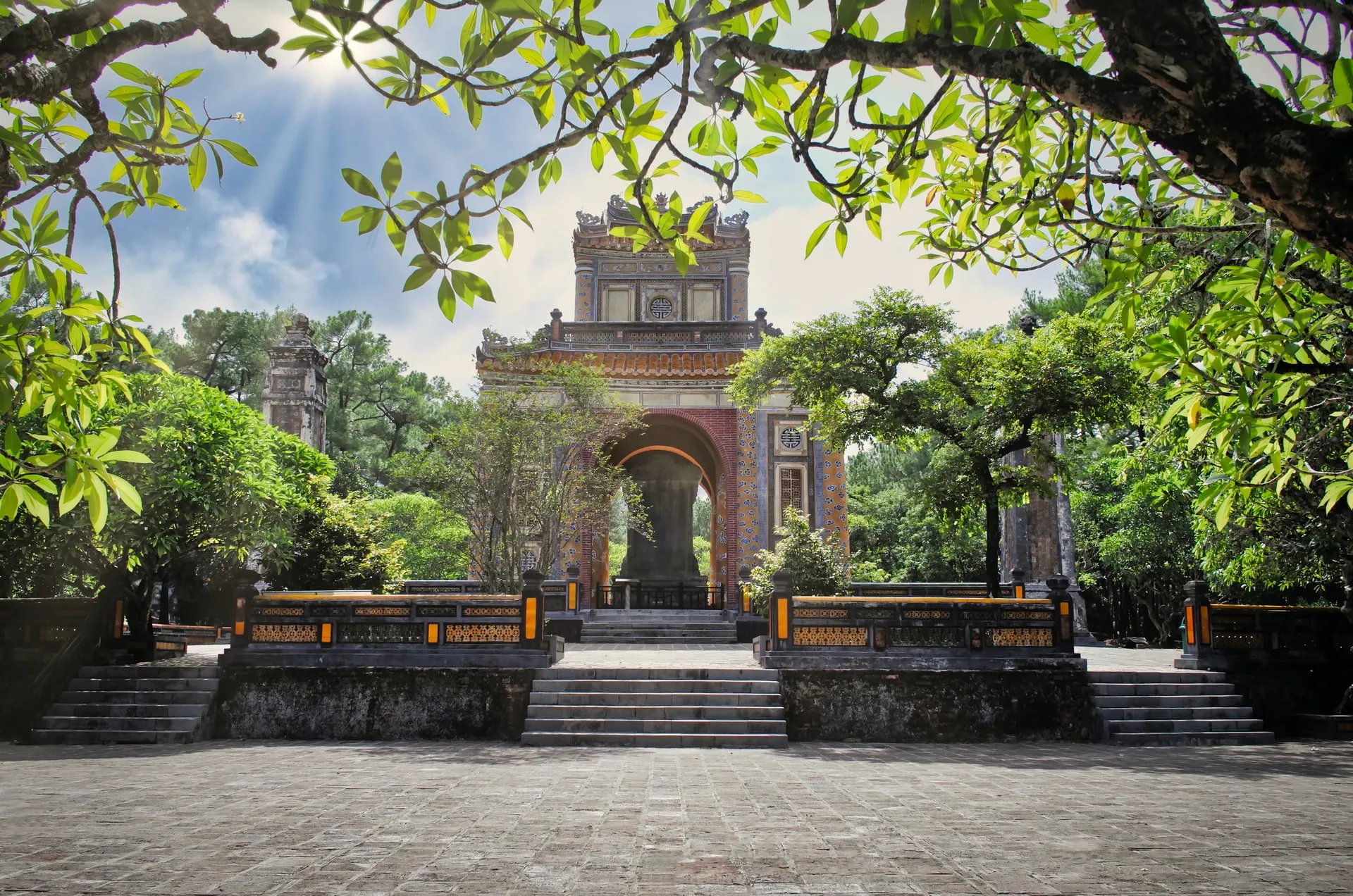 Exterior of Tu Duc Tomb in Hue