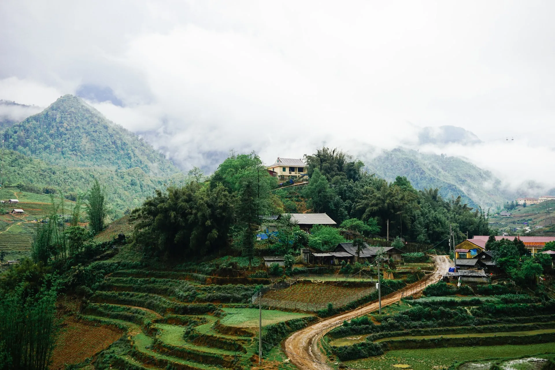 View of Cat Cat Village
