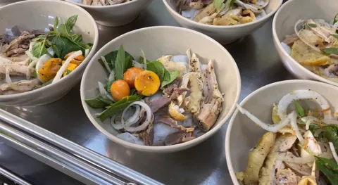 Bánh ướt lòng gà