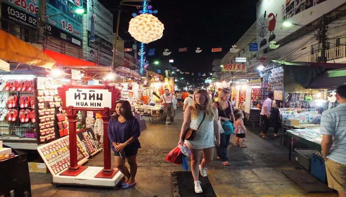 Hình ảnh tại chợ đêm Hua Hin