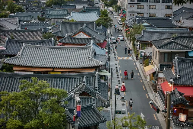 Một góc phố Jeonju