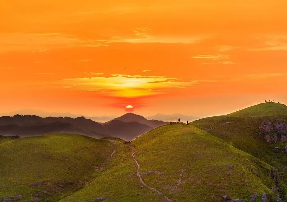 Hoàng hôn trên cao nguyên