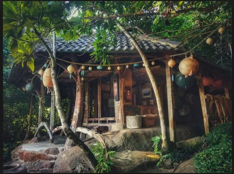 Không gian yên bình như trong cổ tích