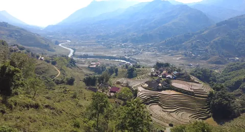 Thung lũng Mường Hoa bình yên