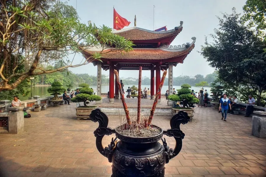 Ngoc Son Temple has rich historical value
