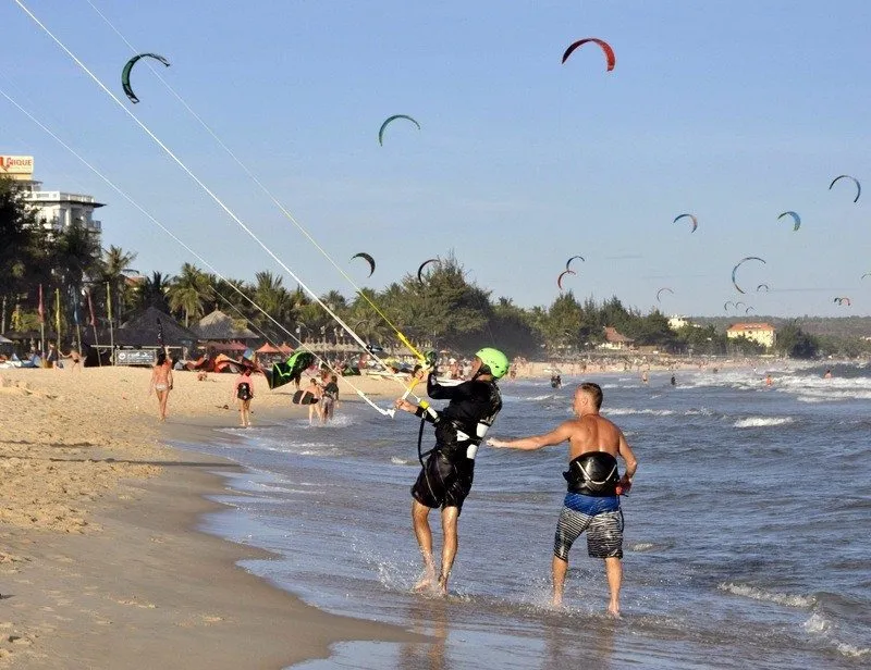 Beautiful beach at Mui Ne