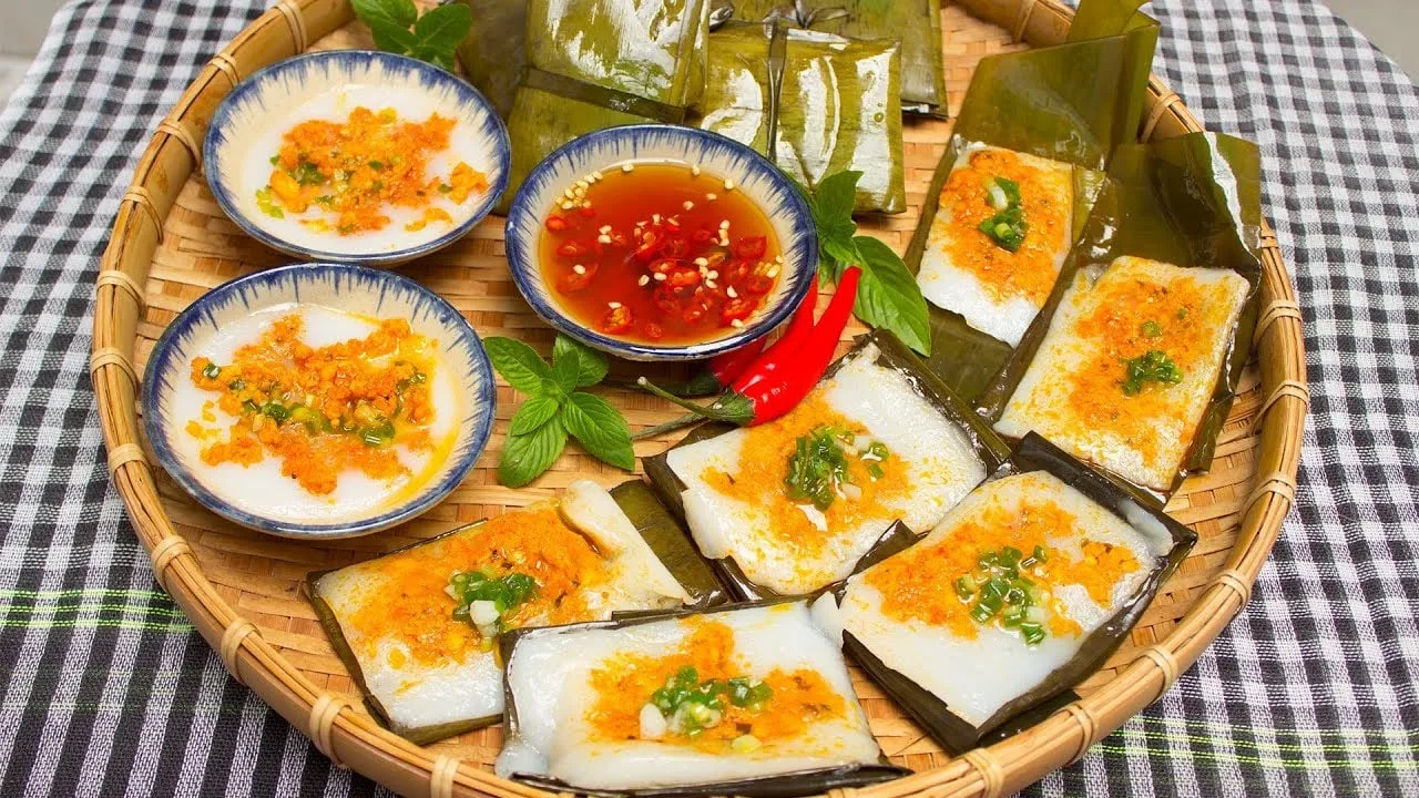 Bánh nậm có lớp vỏ mềm