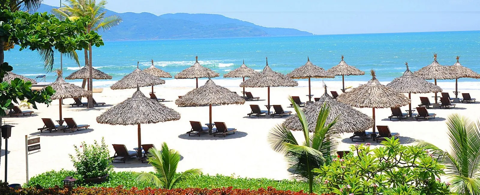 Beautiful beach in Danang Vietnam