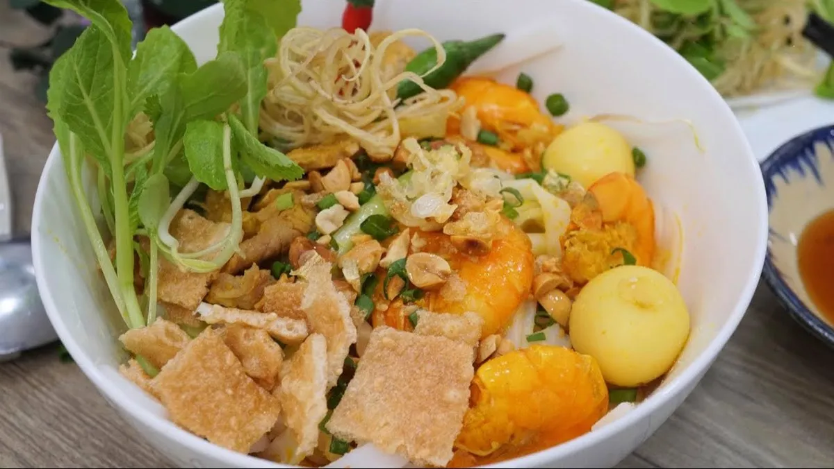 Mì Quảng với hương vị đậm đà