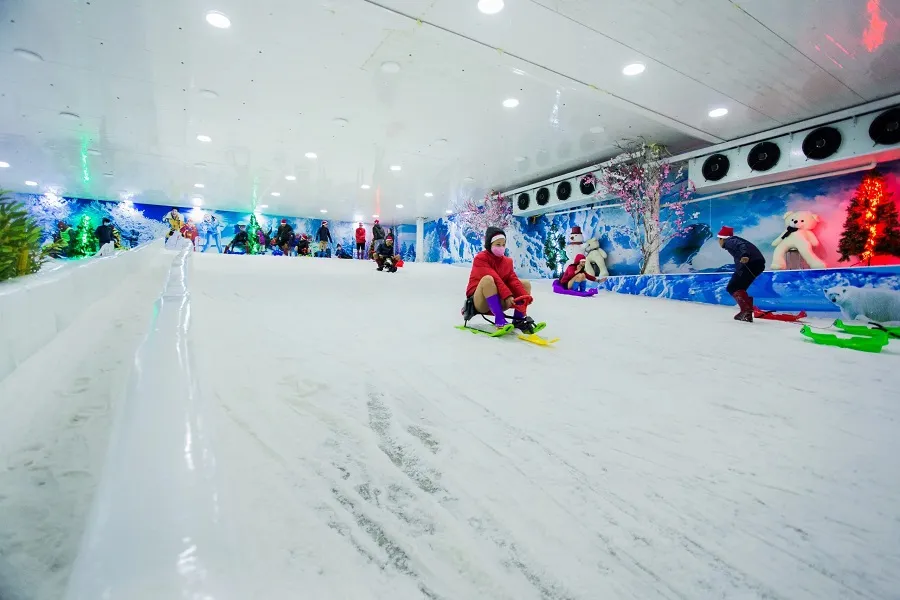 Khoang Xanh with many new fun activities