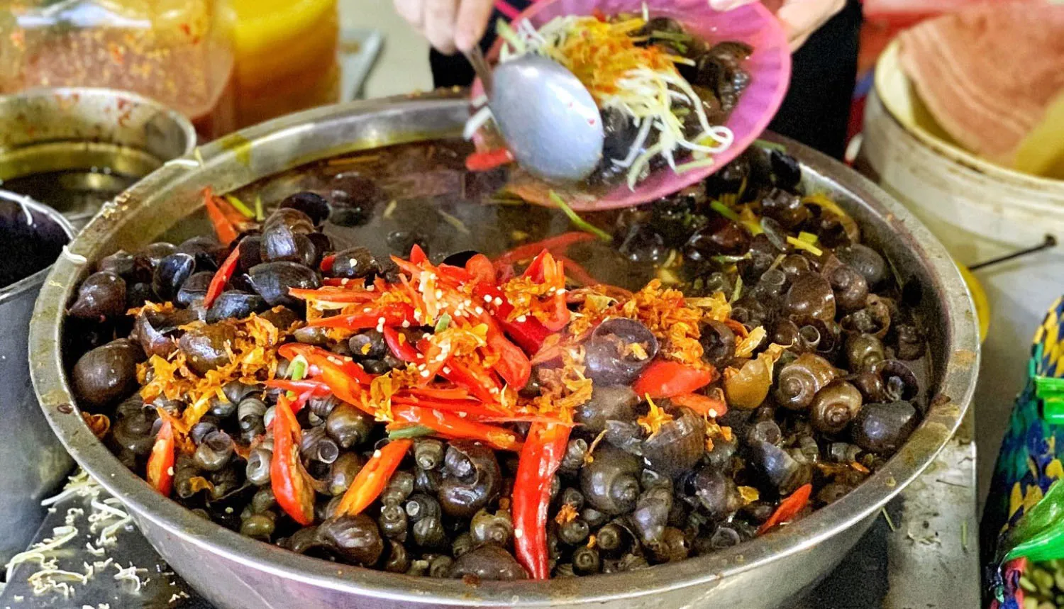 Ốc hút chợ Bắc Mỹ An