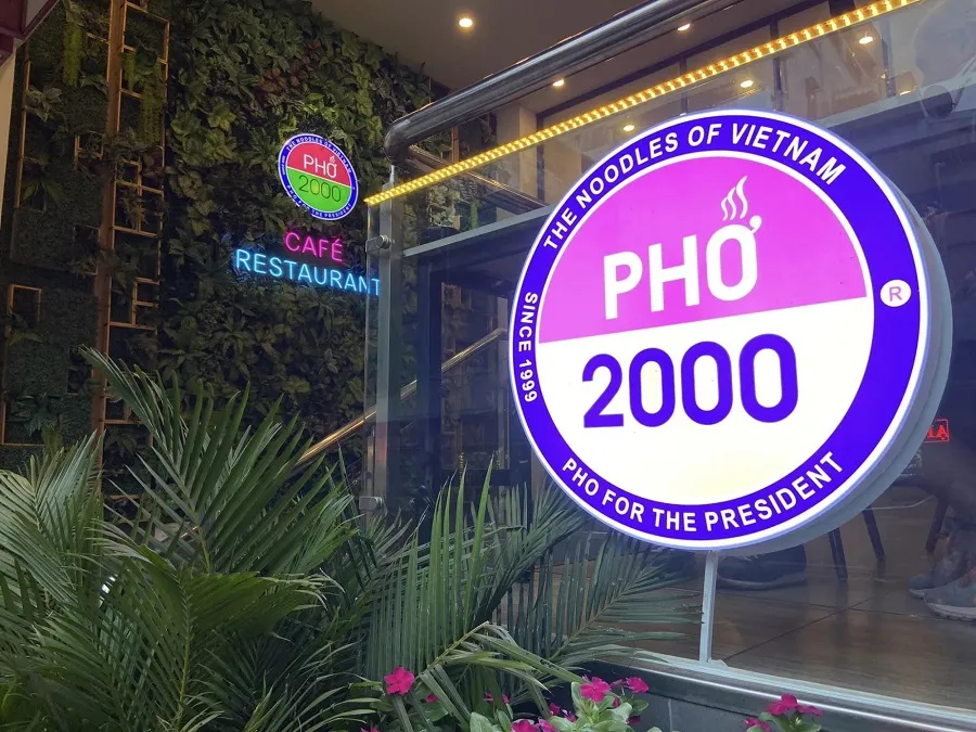 Pho 2000 is one of the famous restaurant brands in Saigon