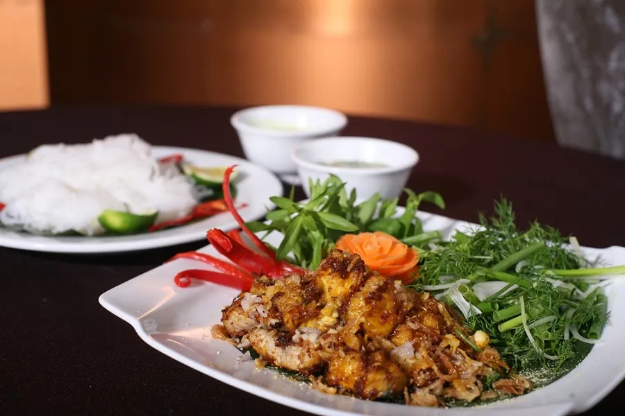 Grilled fish with rich flavors of the capital