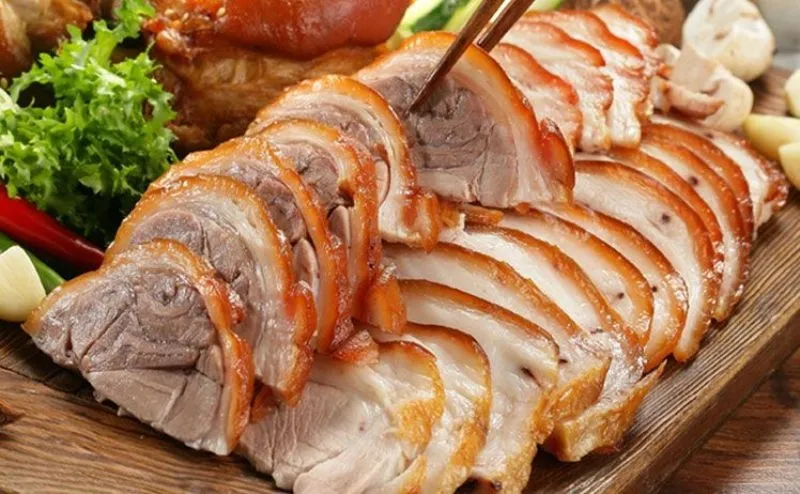 Thịt lợn cắp nách nướng