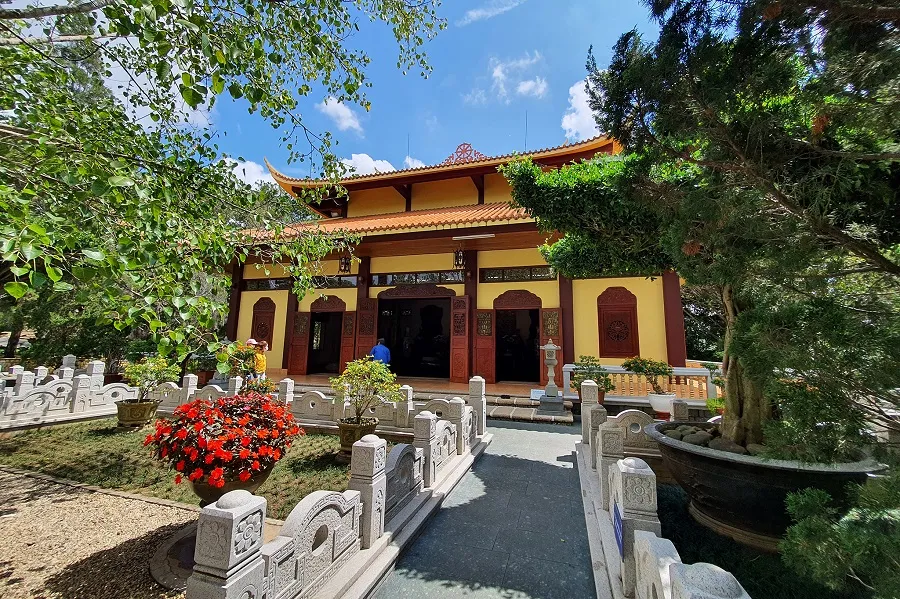 Truc Lam Zen Monastery is quiet and peaceful