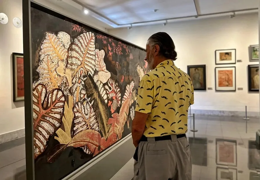 One of the unique paintings displayed at the museum