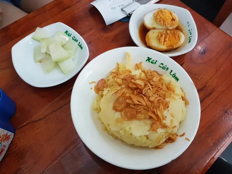 Cat Lam sticky rice is soft and flexible