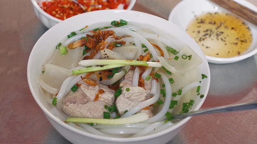 The broth and noodle soup are the highlight of the dish