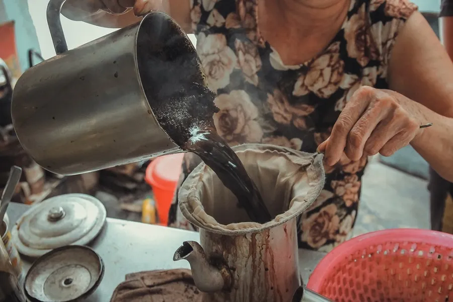 Racket coffee is created using a novel filtering method