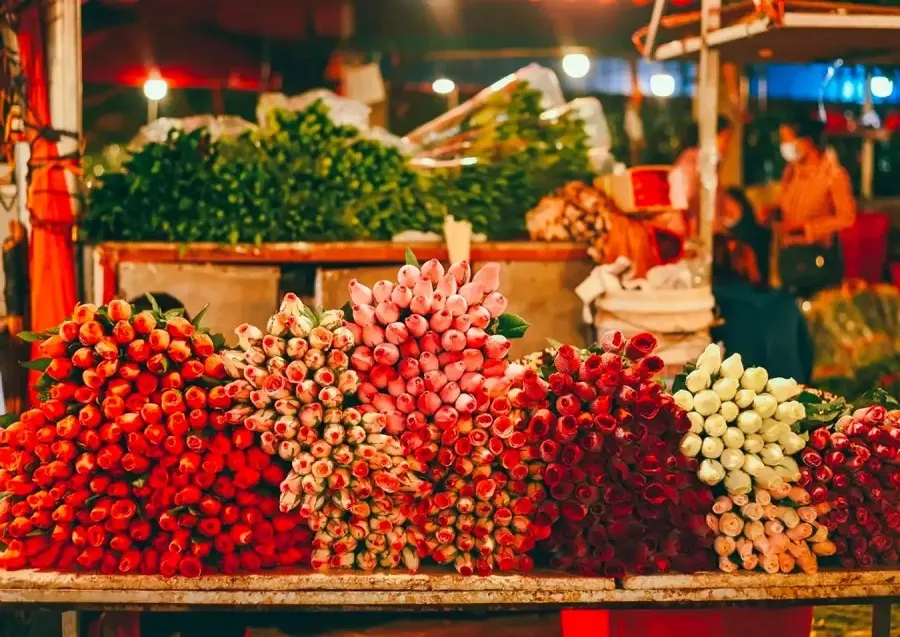 Chợ hoa Quảng Bá là một trong những chợ hoa lớn và nổi tiếng nhất thủ đô
