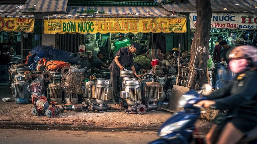 Chợ Nhật Tảo là điểm cung cấp sản phẩm đồ cũ chát lượng