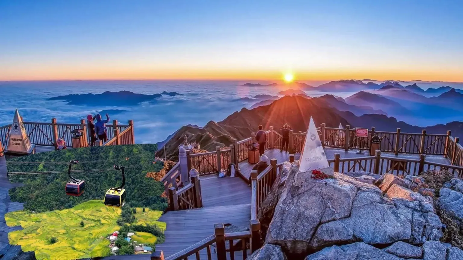 Fansipan Communal House has become a famous tourist destination in Vietnam