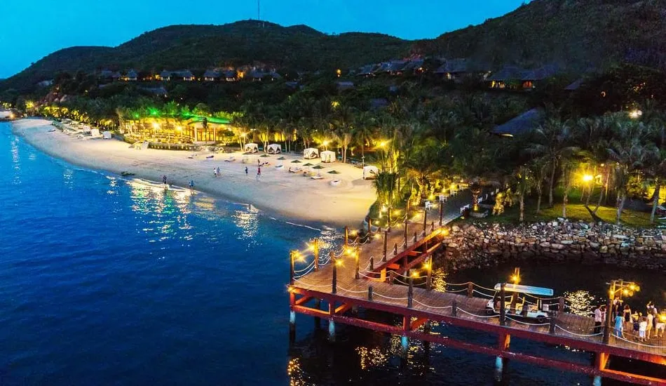 Beautiful view of Nha Trang at night