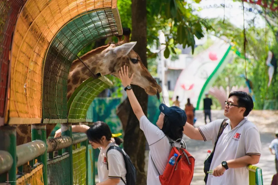 Sở thú với nhiều loài động vật dễ thương