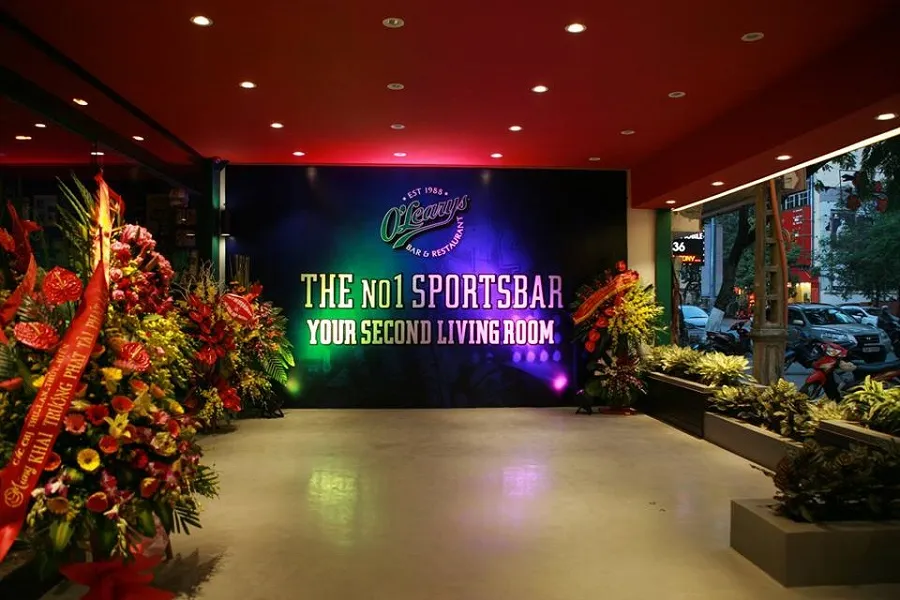 Từng ngóc ngách toát lên sự sang trọng tại O’Learys Sport Bar