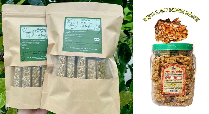 Kẹo Lạc Ninh Bình mang một hương vị thơm ngon đặc trưng