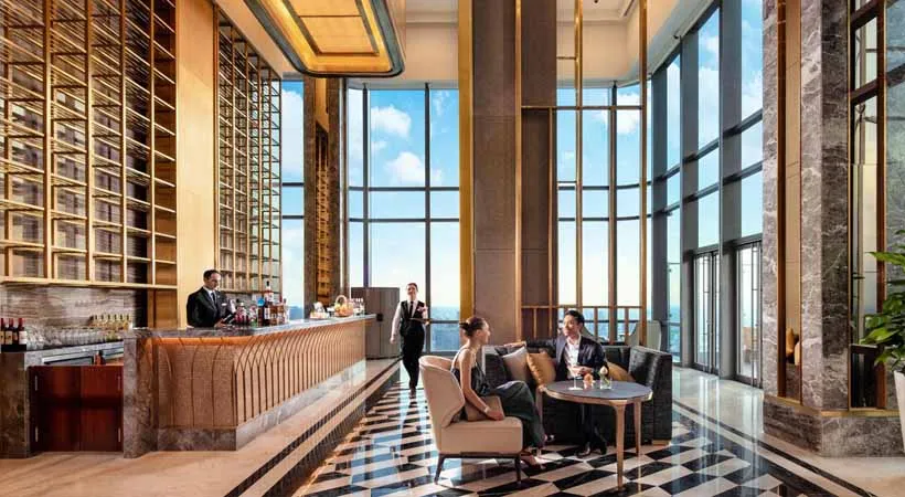 lobby space at Landmark 81