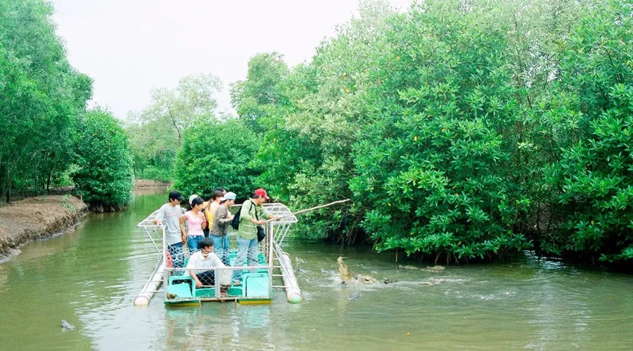 Feed crocodiles in a thrilling experience