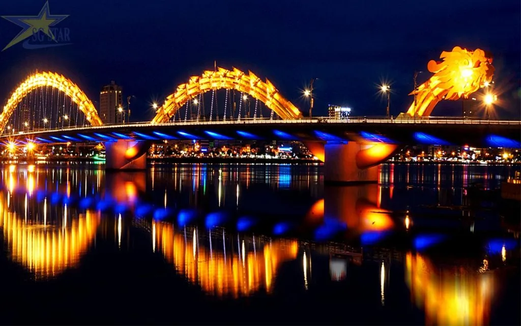 beauty of dragon bridge da nang