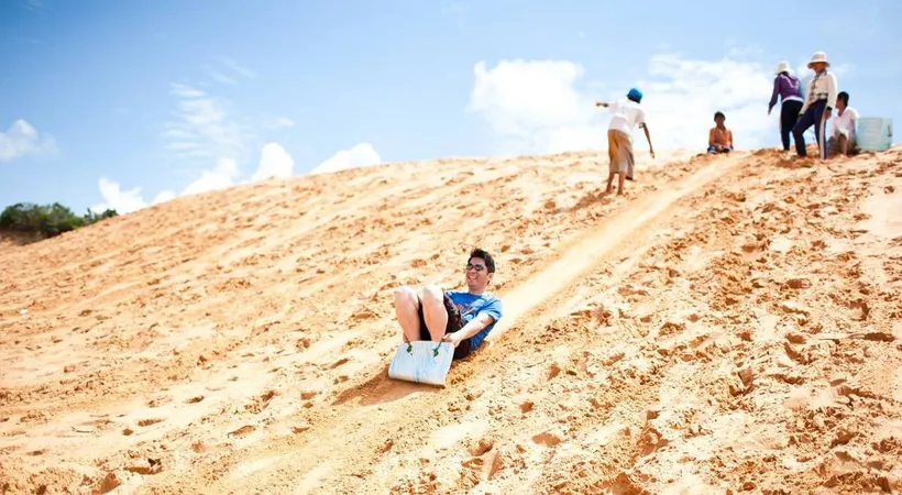 White Sand Dunes in Mui Ne