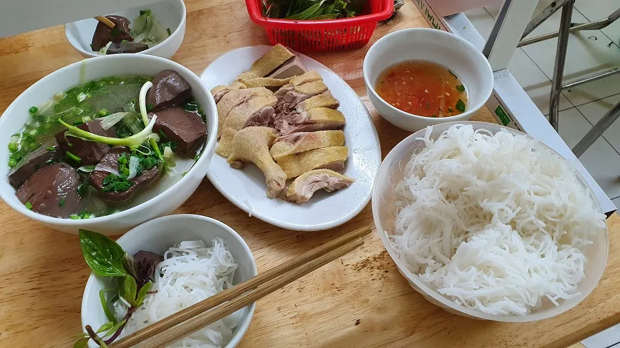 Ly Quoc Su is a famous place to enjoy Bun Ngan