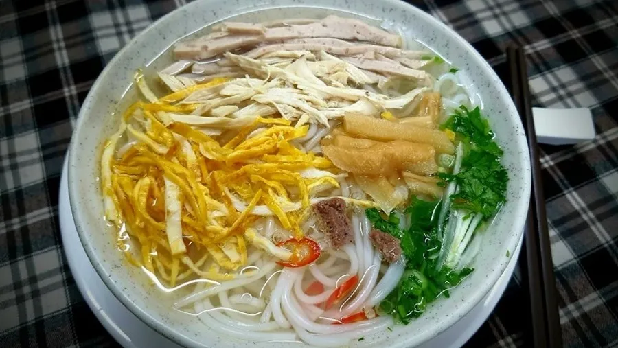 The noodles are supple