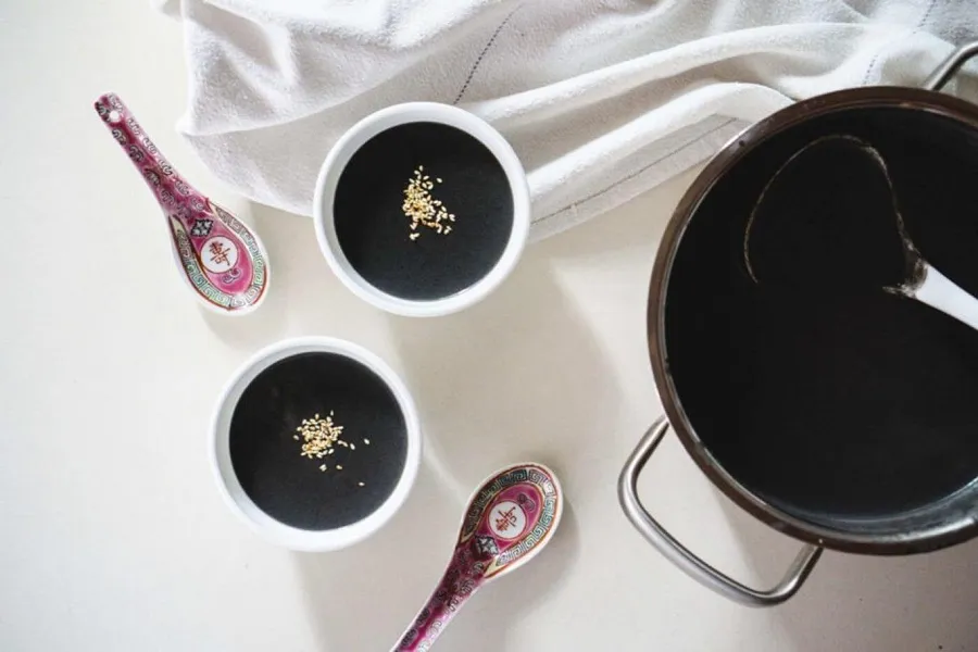 Black sesame tea is very good for health