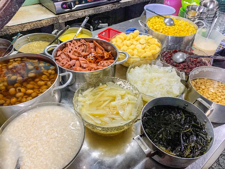 Many types of ingredients are combined together