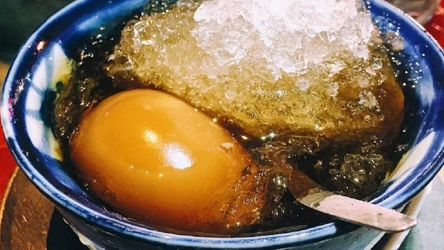 Chicken egg sweet soup is an extremely unique sweet soup