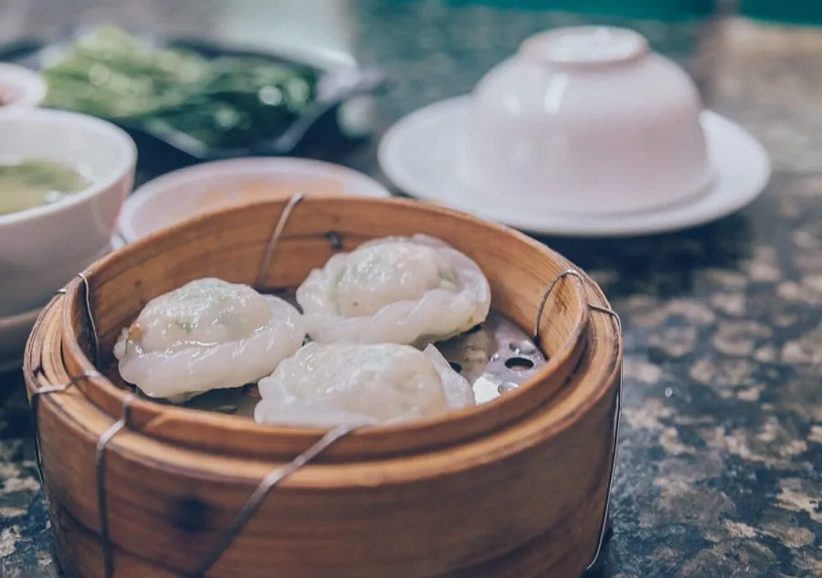 Thin, soft crust combined with sweet and fragrant dimsum filling