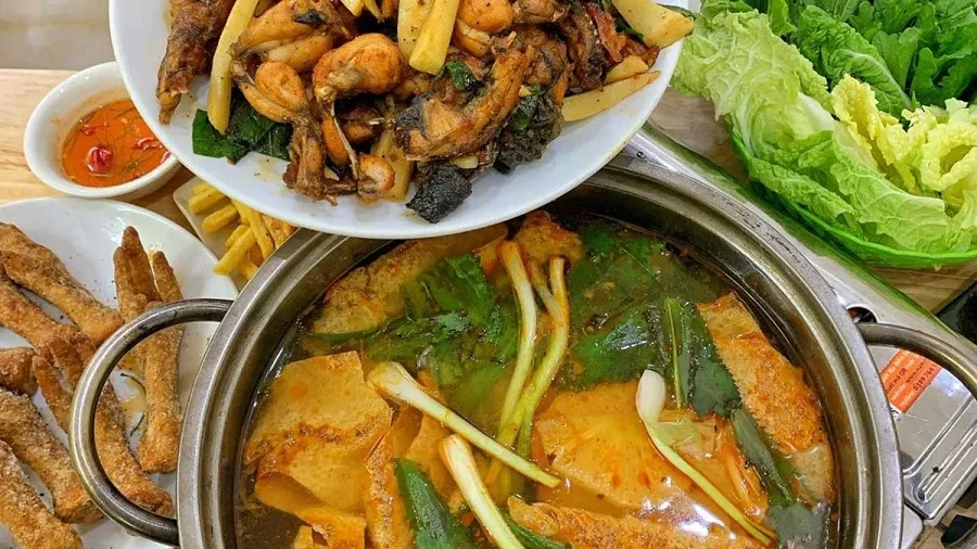 Lẩu ếch là một món ăn hấp dẫn mọi thực khách