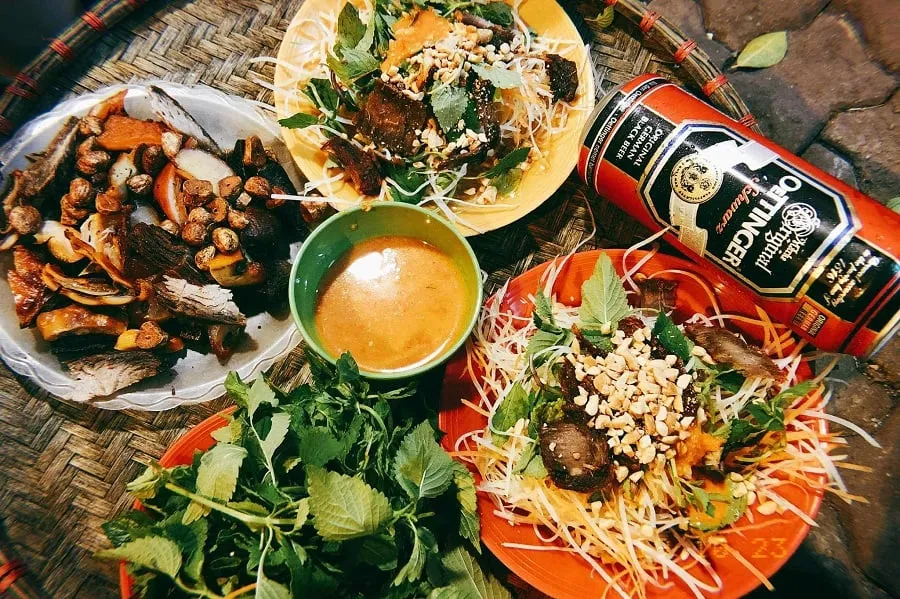 Dried beef salad is delicious but not boring