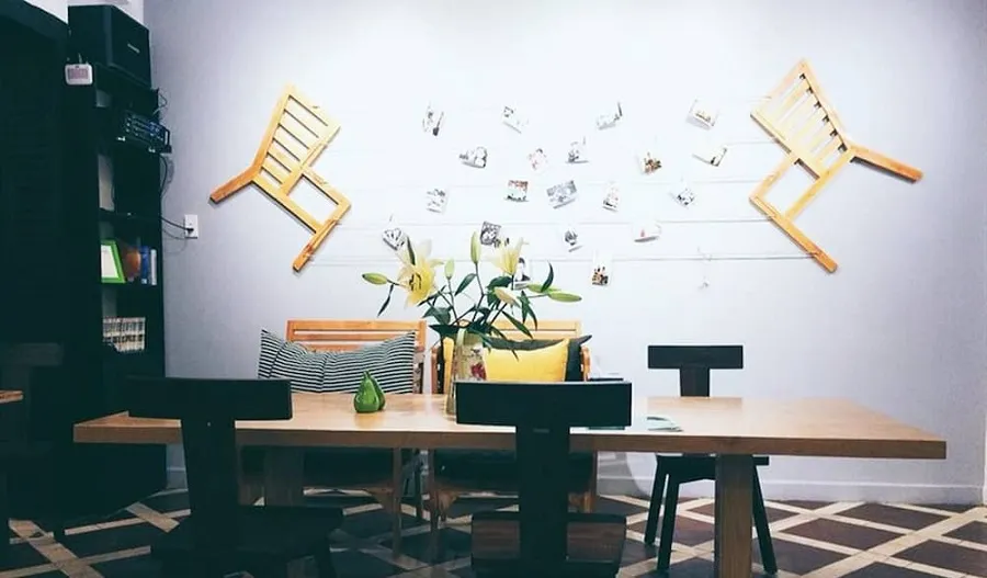 Unique designs are combined to create an eye-catching space