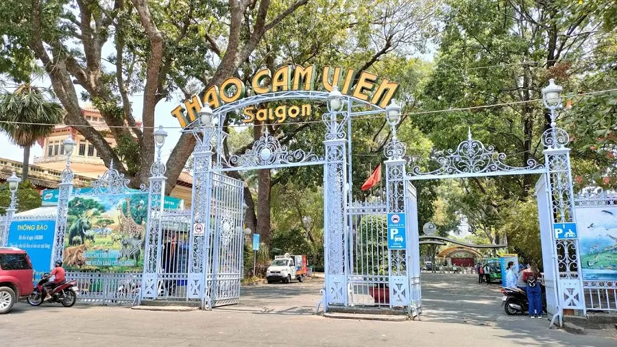 Zoo and Botanical Garden is always an attractive entertainment destination in Saigon
