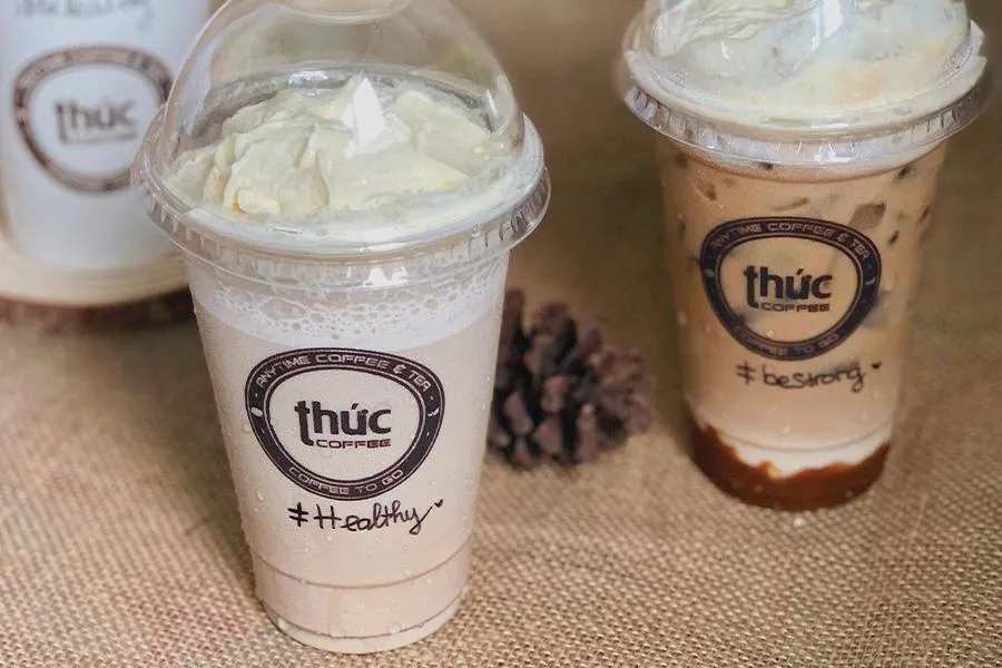 Drink coffee with many attractive drinks