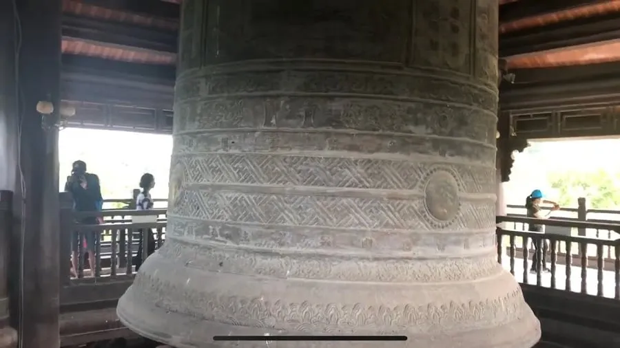 Bai Dinh Pagoda is famous for the largest bell in Vietnam