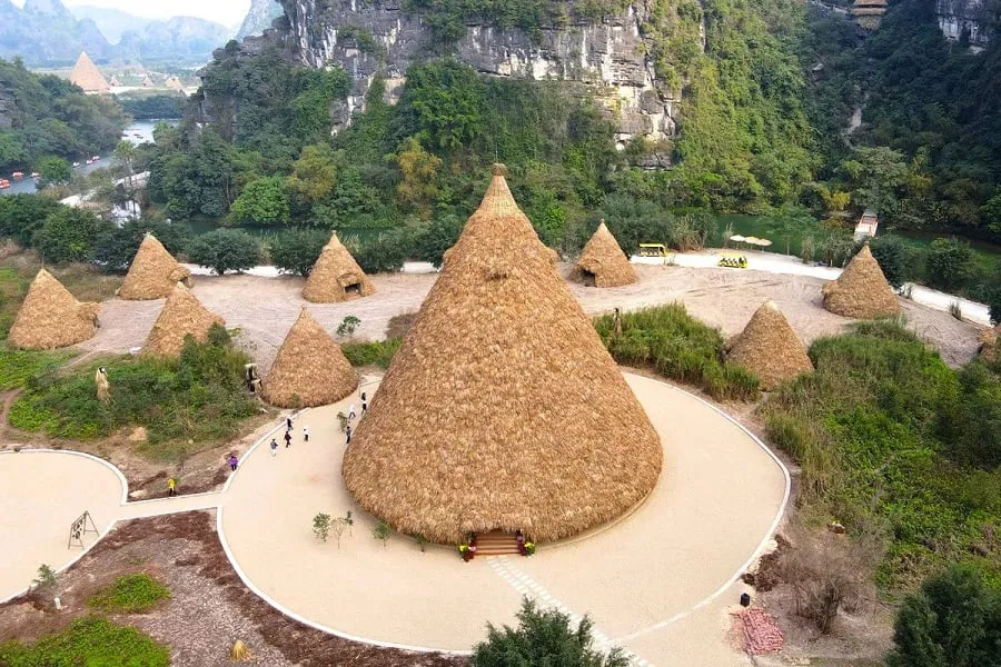 Trang An with majestic natural scenery