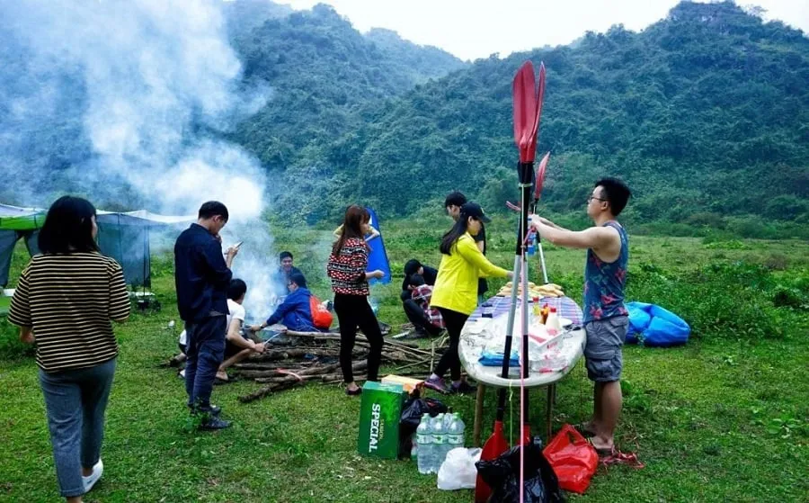 Relax yourself with camping activities