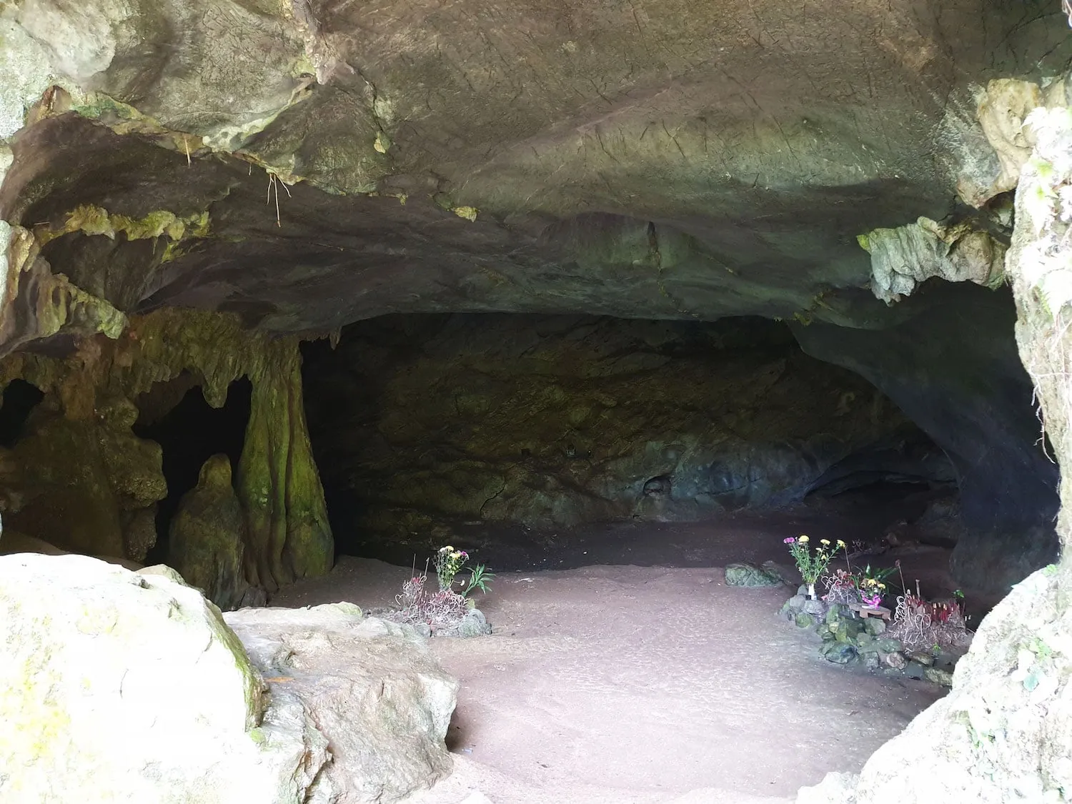 Ancient Man Cave - Footprints of prehistoric people